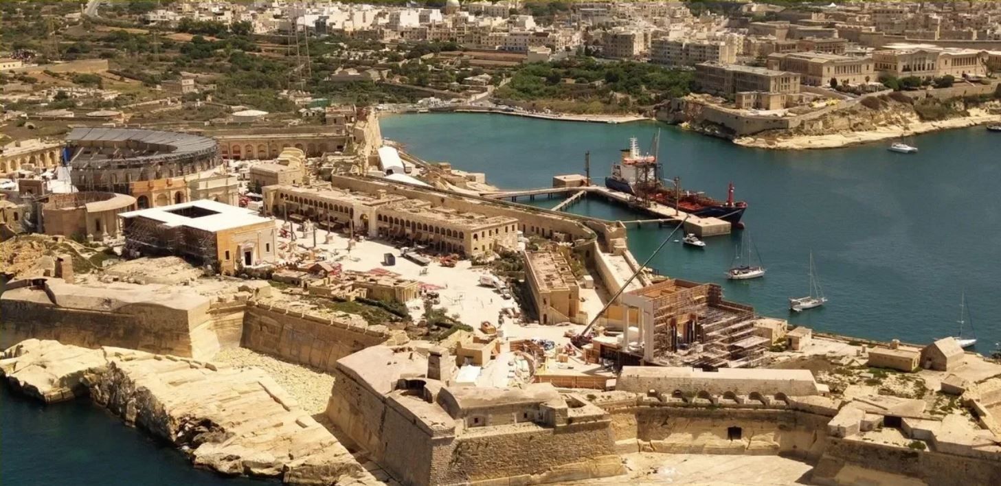 Локация съемки фильма "Гладиатор 2" на мальте.