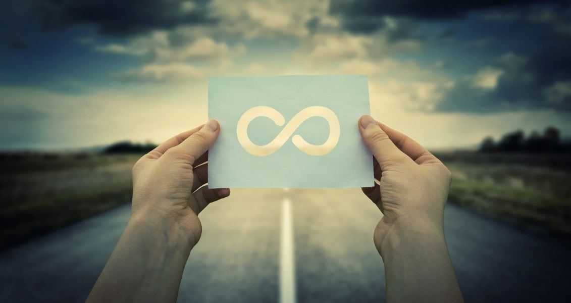 Символом нескінченності зазвичай є вісімка – 8