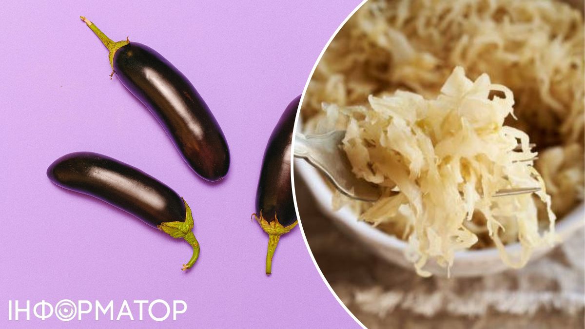 Квашена капуста з баклажанами на зиму по-гуцульськи 1