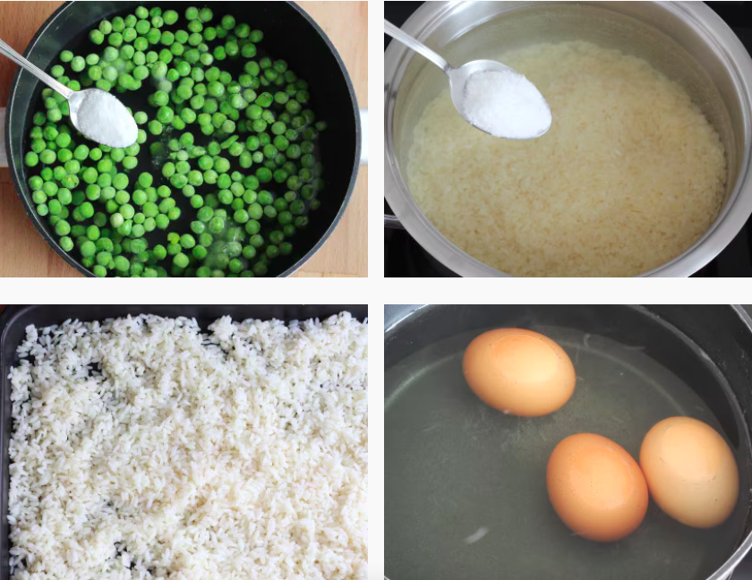 Приготування рисового салату Приготування рисового салату