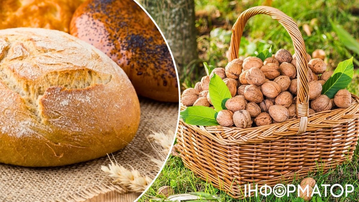 Хлеб и орехи