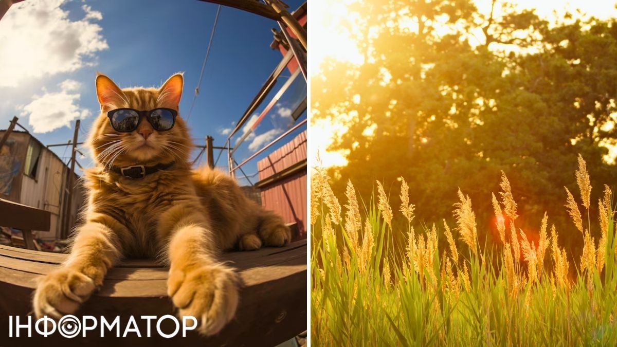 Кіт та трава