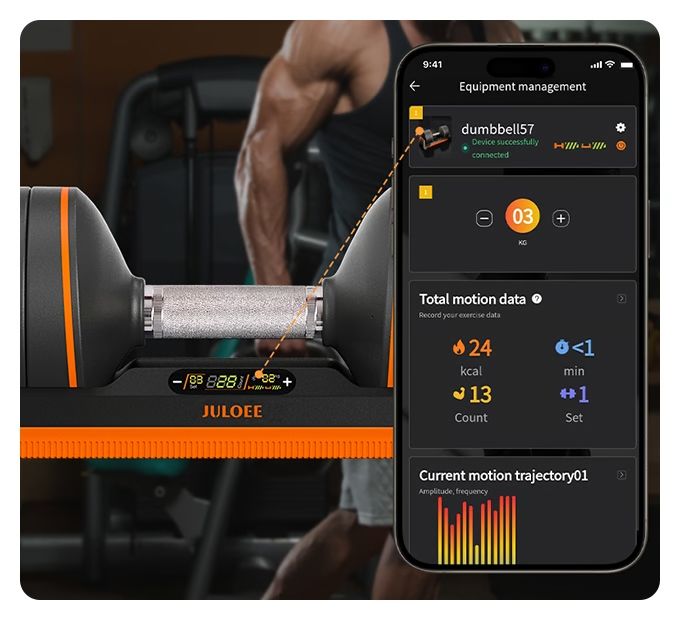 Самі обирають вагу: на Kickstarter презентували розумні гантелі для тренувань 2