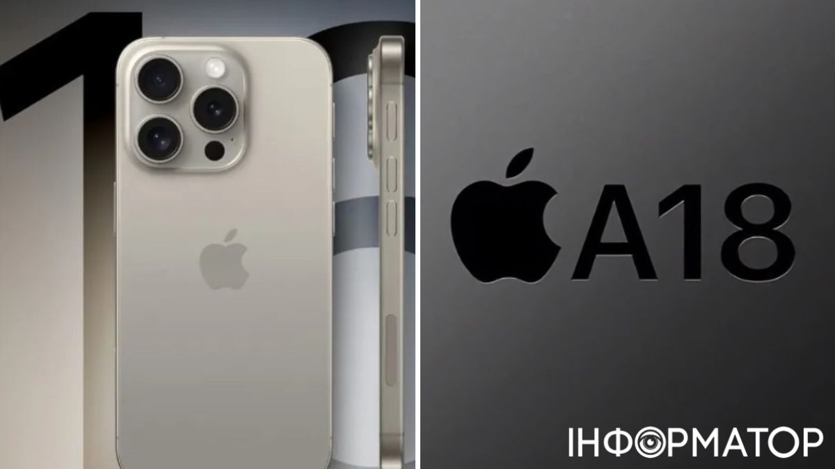 iPhone 16,  чіп A18