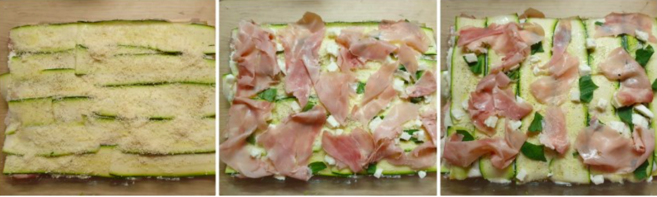 Робимо 3-4 шари лазаньї Робимо 3-4 шари лазаньї