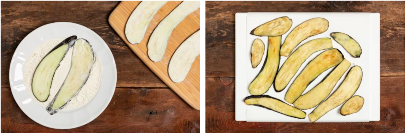 Обжарюємо баклажани Обжарюємо баклажани