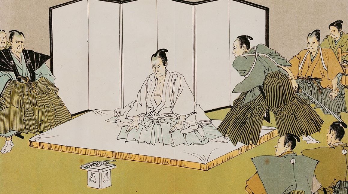 Более статусных самураев убивали в новых нарядах.