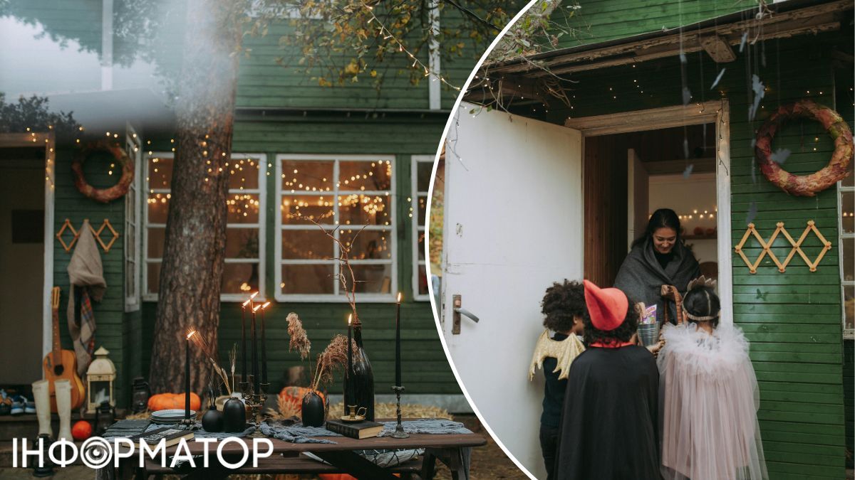 Украинцы украшают дома огоньками, сухими листьями, свечами и, конечно же, тыквами!