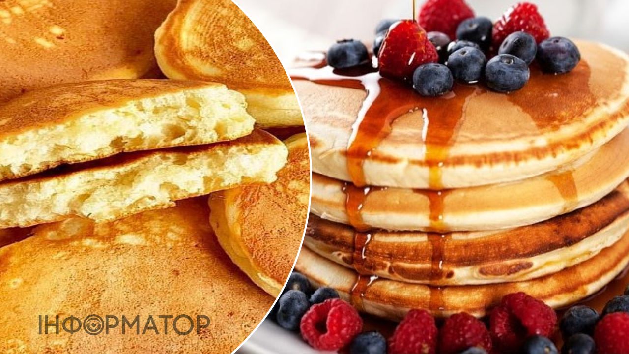 Вкусный старт дня: воздушные панкейки на молоке с любимыми топингами – быстрый рецепт для завтрака