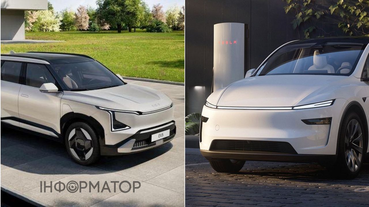 Несподіваний результат: Kia EV5 обійшла Tesla Model Y у німецькому тесті безпеки й гальмування