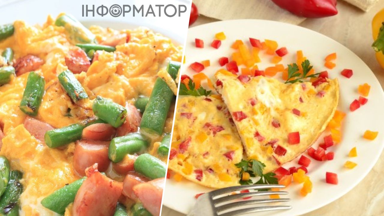 омлет с овощами