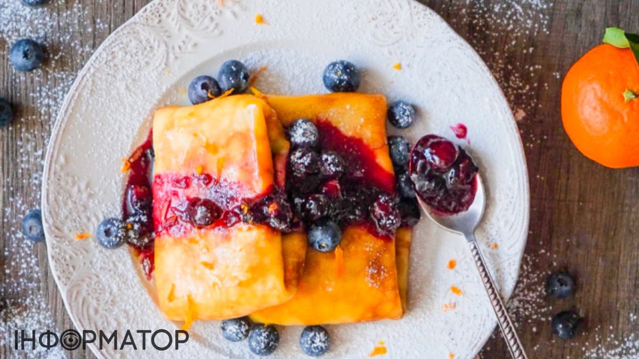 Блинчики с сыром