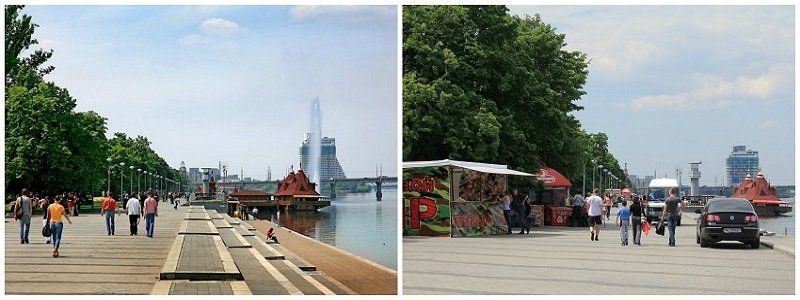 Набережная Днепропетровска: эльдорадо незаконной торговли