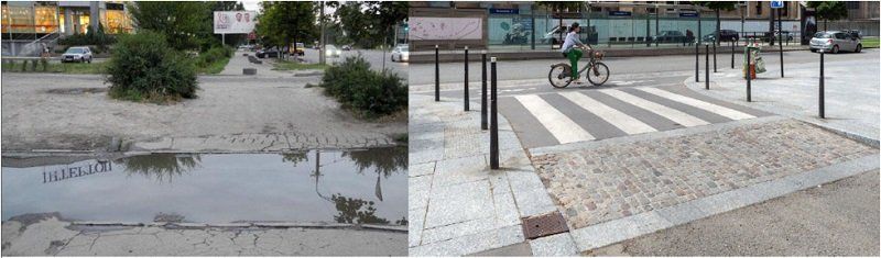 Городская среда против луж