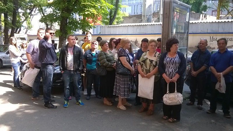 митинг против судейского беспредела в Днепре