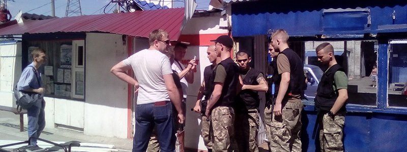 Как демонтировали МАФы на левом берегу Днепра