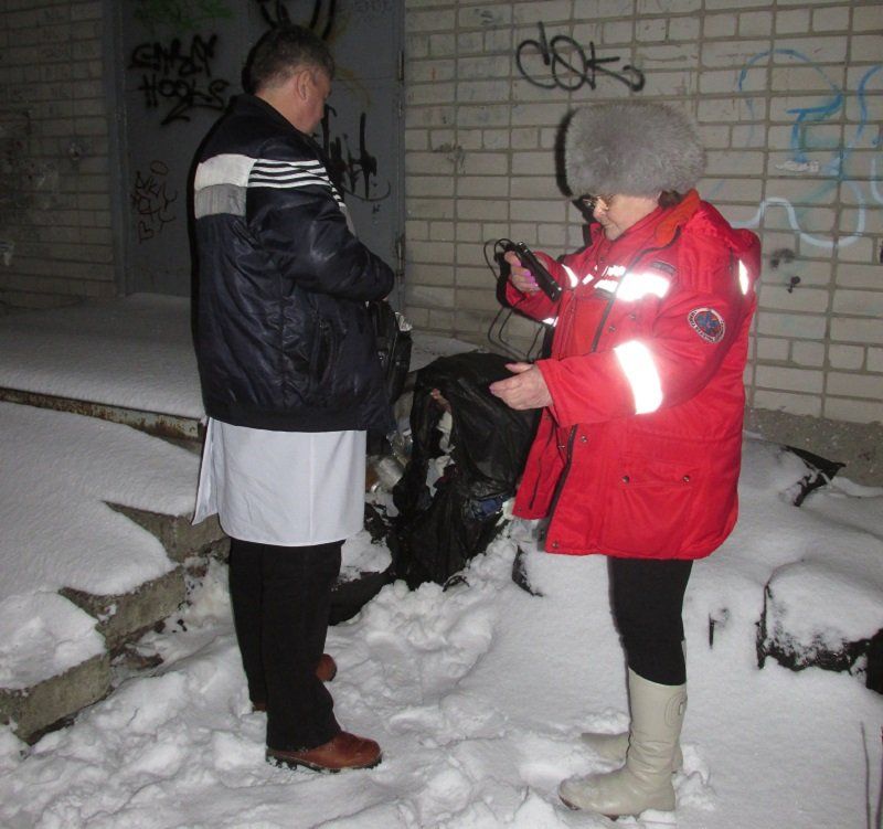 Как днепряне спасали бездомного человека 4