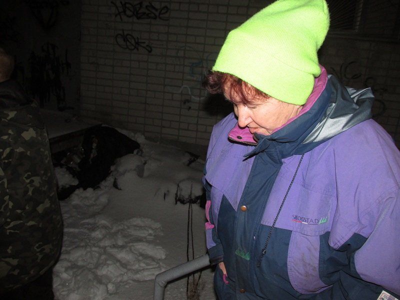 Как днепряне спасали бездомного человека 5