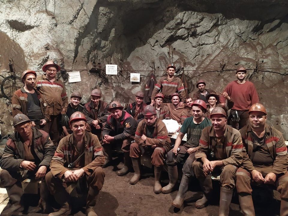 Шахтеры ш. Гвардейская поддерживают коллег с ш. Октябрьская