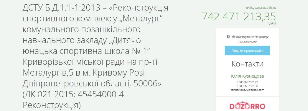В Кривом Роге на реконструкцию стадиона потратят рекордные 890 миллионов гривен: кто наживется 1