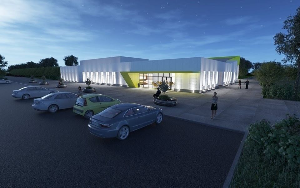 Такой спорткомплекс больше похож на центр управления полетами в космос