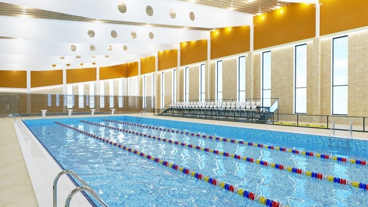 В комплексе оборудуют бассейны по всем требованиям