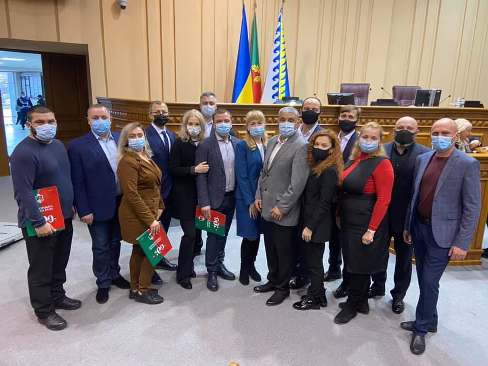 Фракция партии "Слуга народа" в Криворожском городском совете после первой сессии