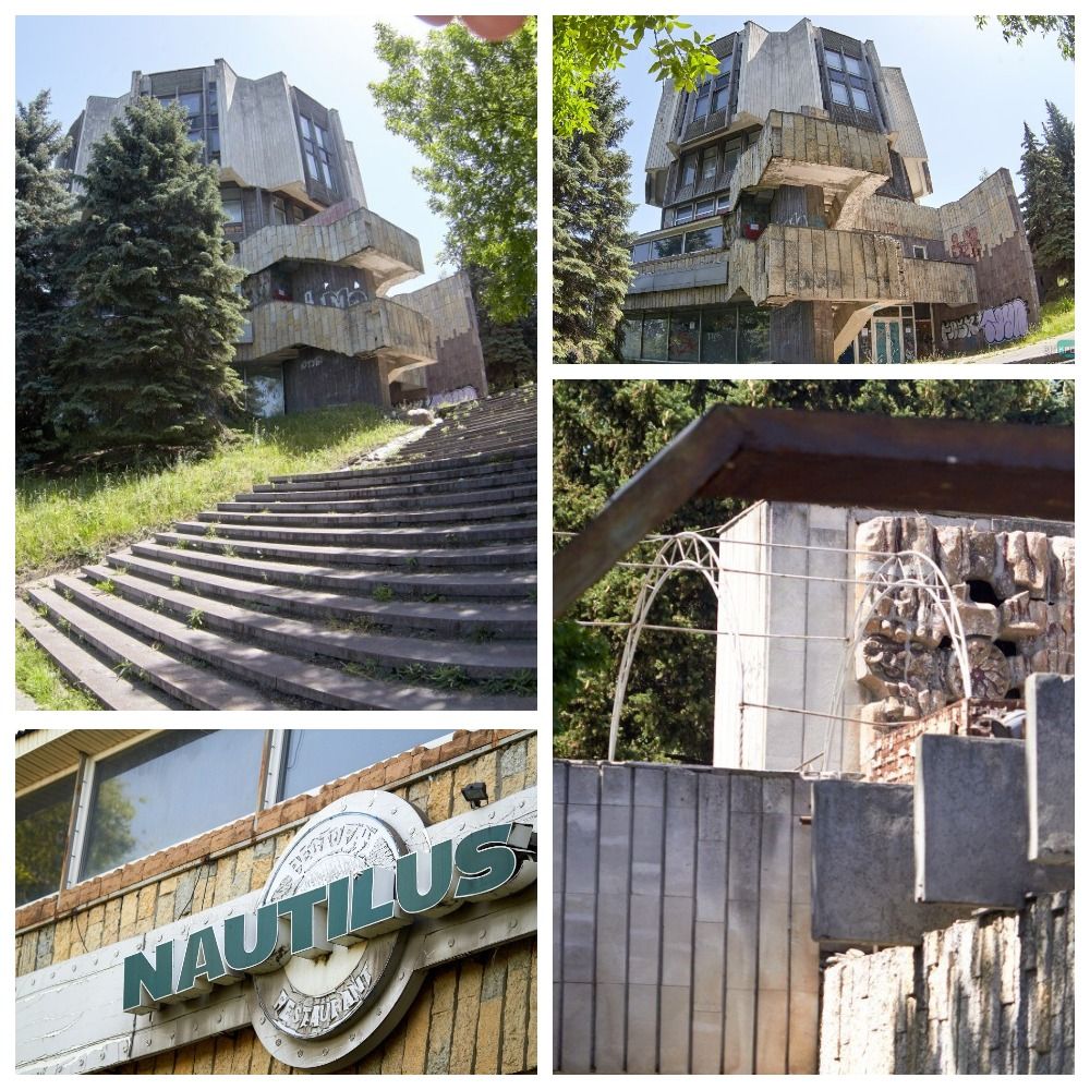 Так выглядело здание ресторана "Маяк" год назад 