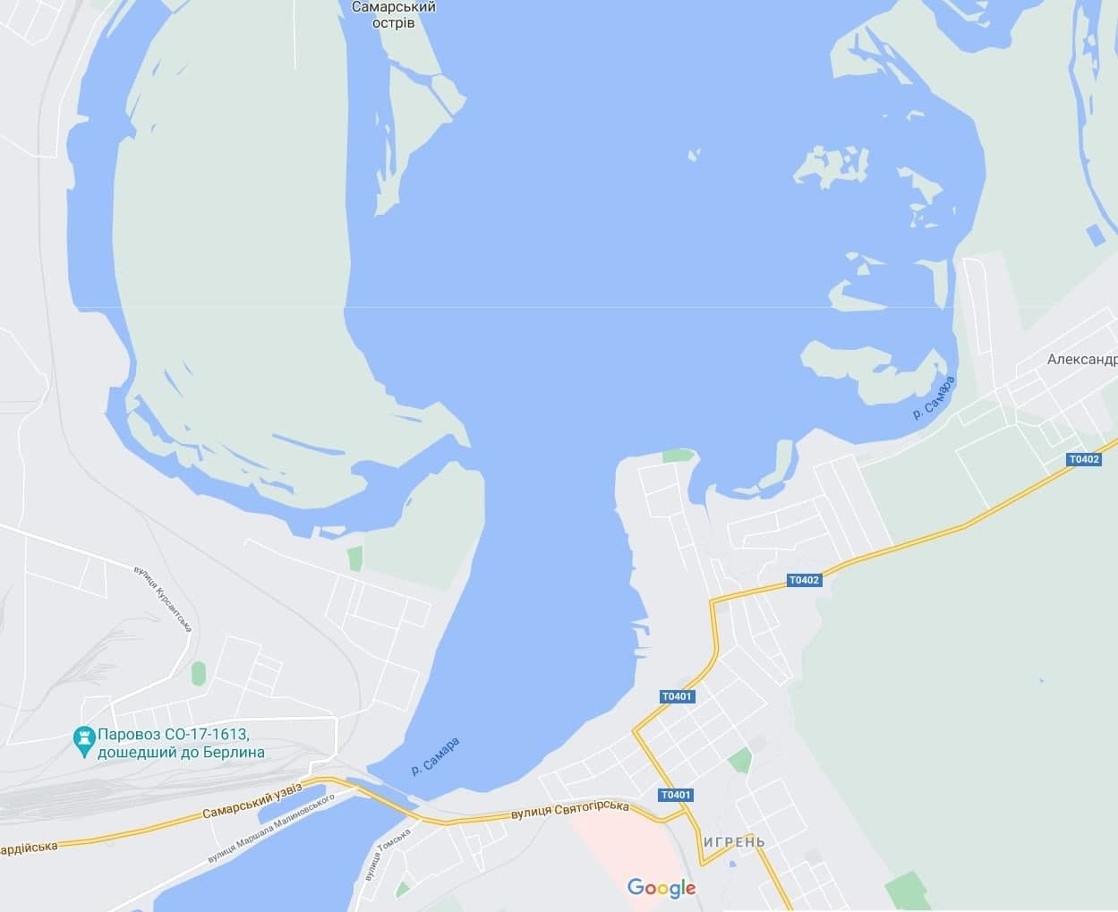 Ориентировочная местность работ