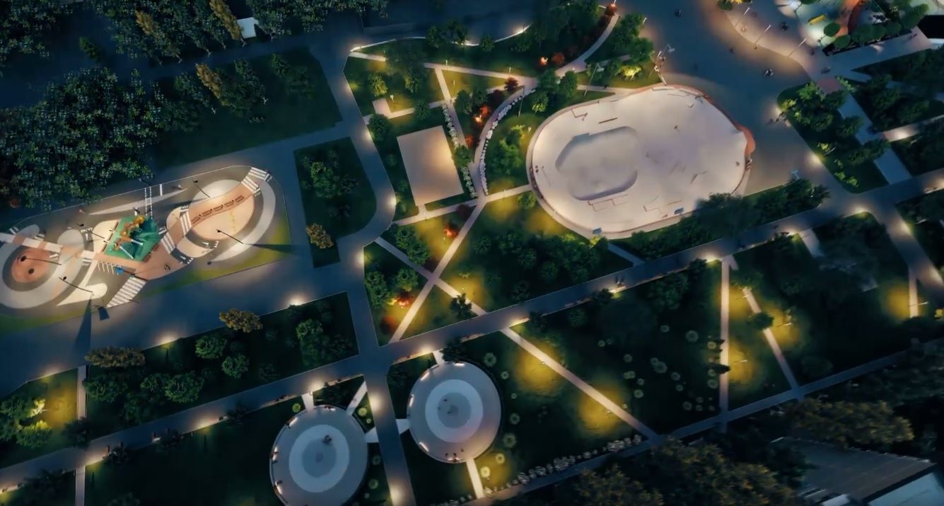 В Днепре за 63,4 миллиона сделают сквер со скейтпарком: какому району повезет 5