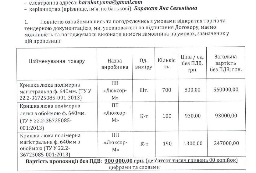 Семье от водоканала: в Кривом Роге тендер на люки «разыграли» между собой мать и дочка 2