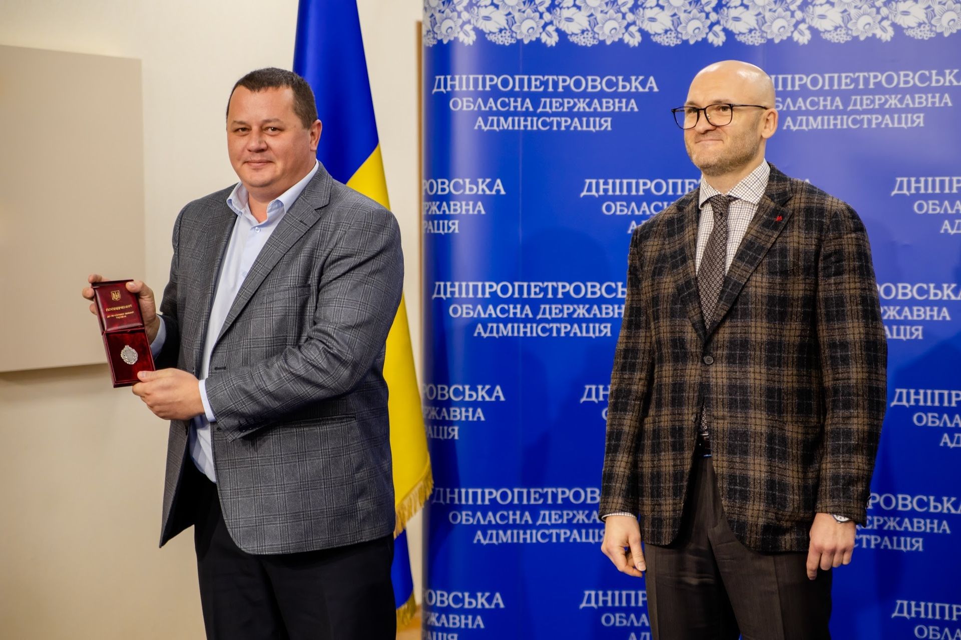 Один из руководителей СК «Стройінвест» Виталий Сук (слева) и Владимир Орлов