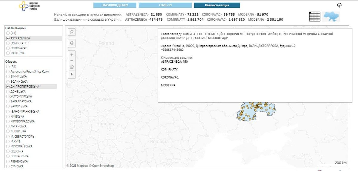 Как жителям Днепра узнать о бесплатных лекарствах и вакцинах в больницах: инструкция 4