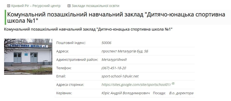 Со стадионом за миллиард: в Кривом Роге депутат горсовета стал директором самой большой ДЮСШ города 1