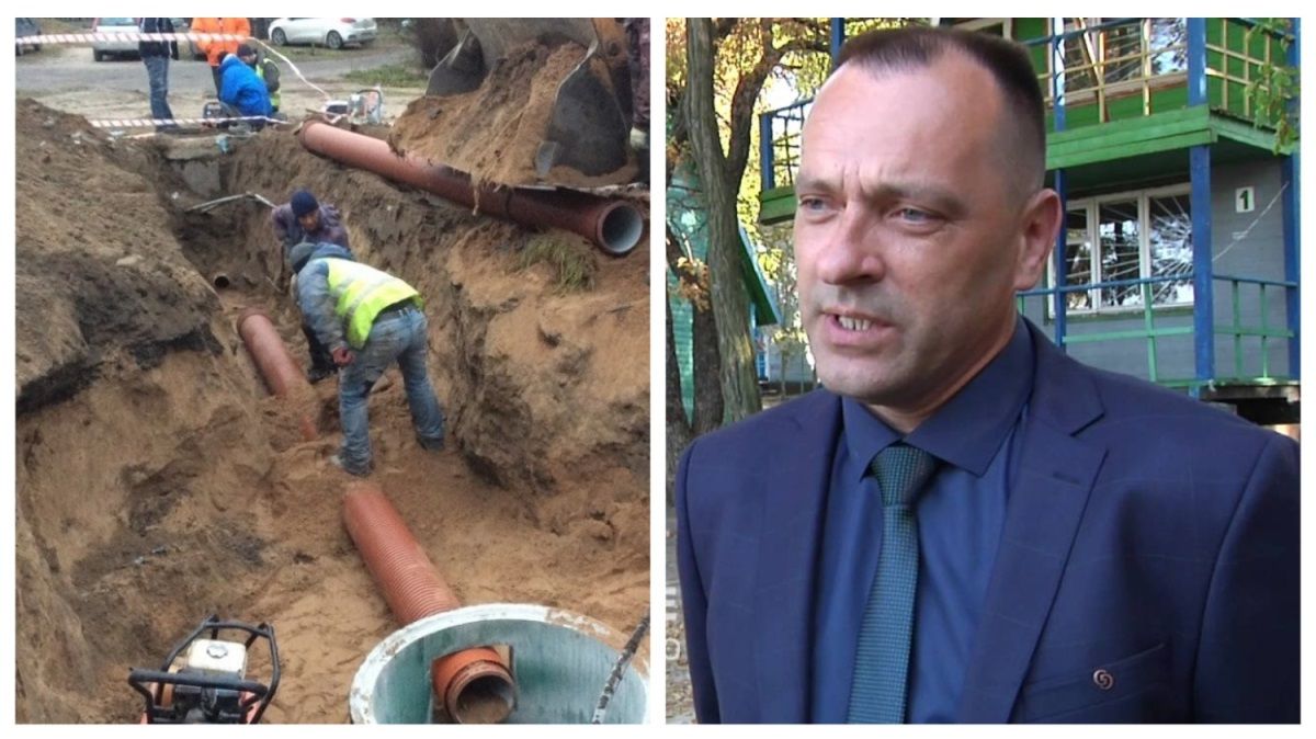 В Кривом Роге 11,5 миллиона на ремонт коллектора у «тысячки» отдали члену исполкома Лещину