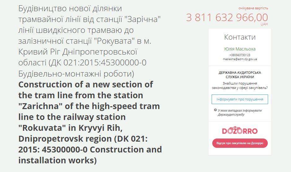 В Кривом Роге отменили тендер на постройку ветки Скоростного трамвая за 3,8 миллиарда: в чем дело 1