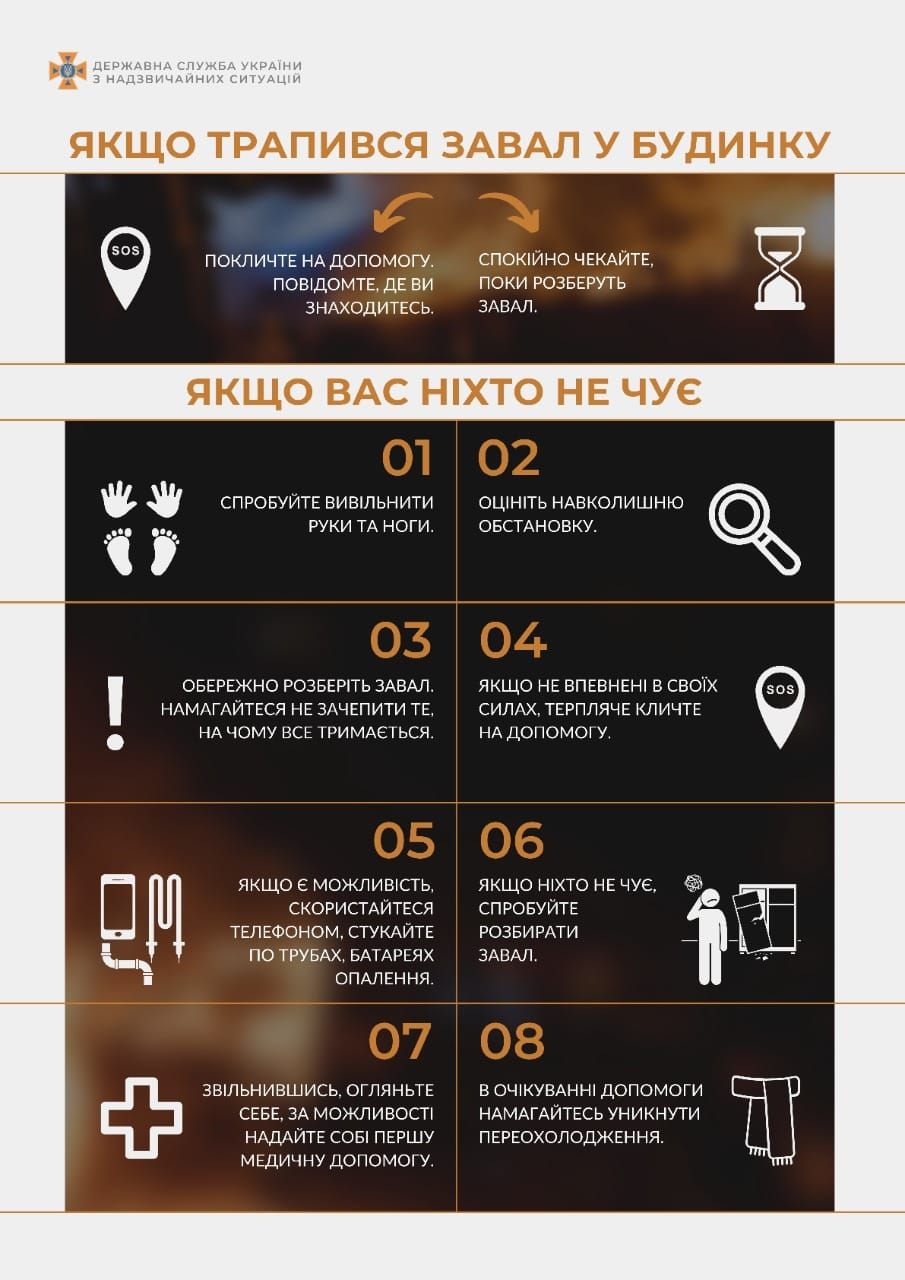 Что делать, если обрушился дом, а вы оказались под завалами 1