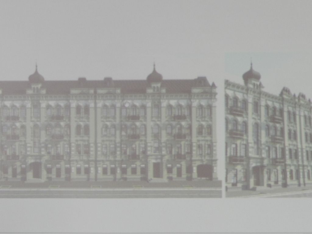 Проект реконструкции фасадной части дома Померанцева