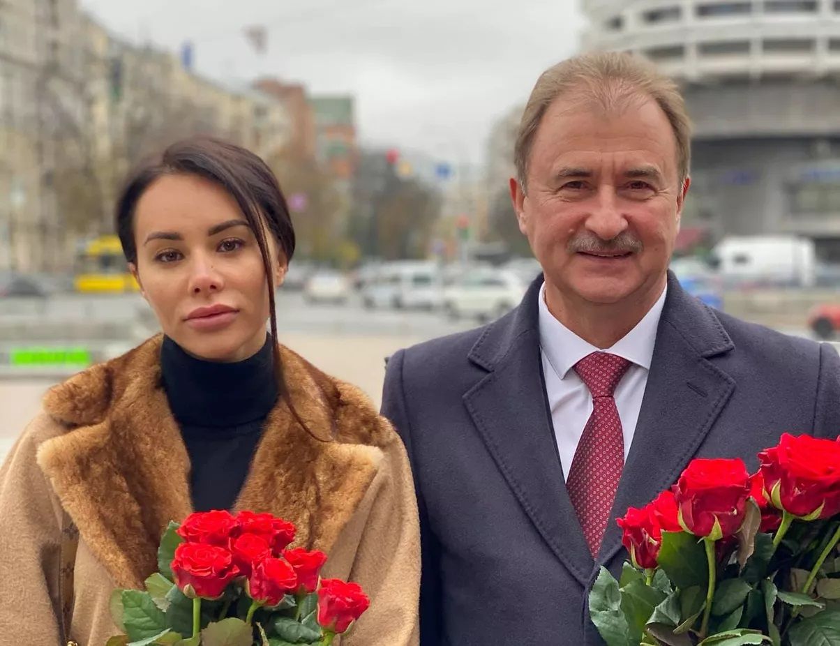 Депутатка Київради Юлія Симуніна та екс-голова КМДА Олександр Попов