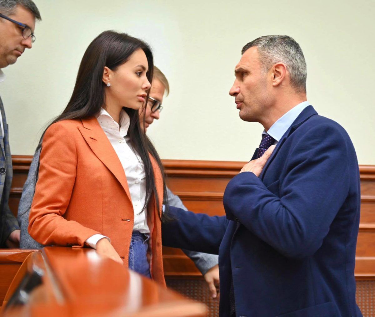 Юлія Симутіна та Віталій Кличко