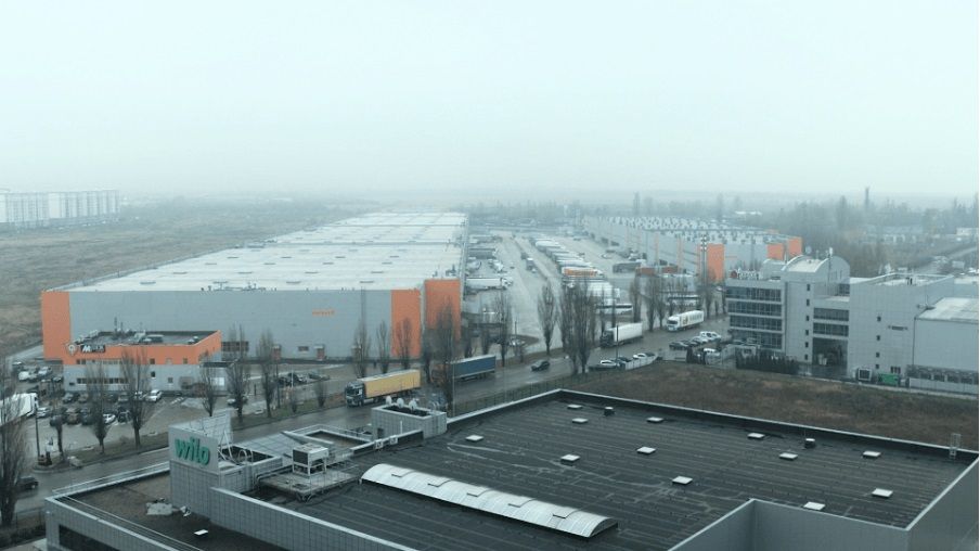 Логістичний склад МЛП у Київській області. Фото: Trap Agressor