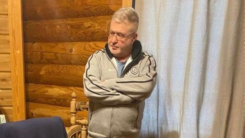 Ігор Коломойський під час лютневих обшуків. ФОТО: СБУ