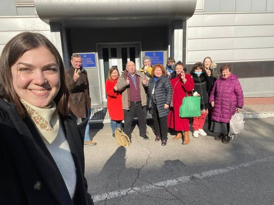 Переможці судового процесу. Фото Олександра Дядюка