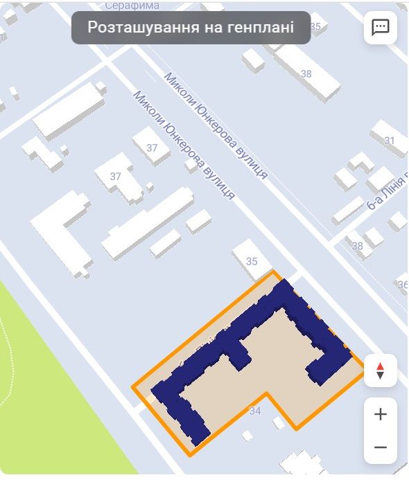 ЖК Hvoya на мапі. Джерело: Lun.Ua