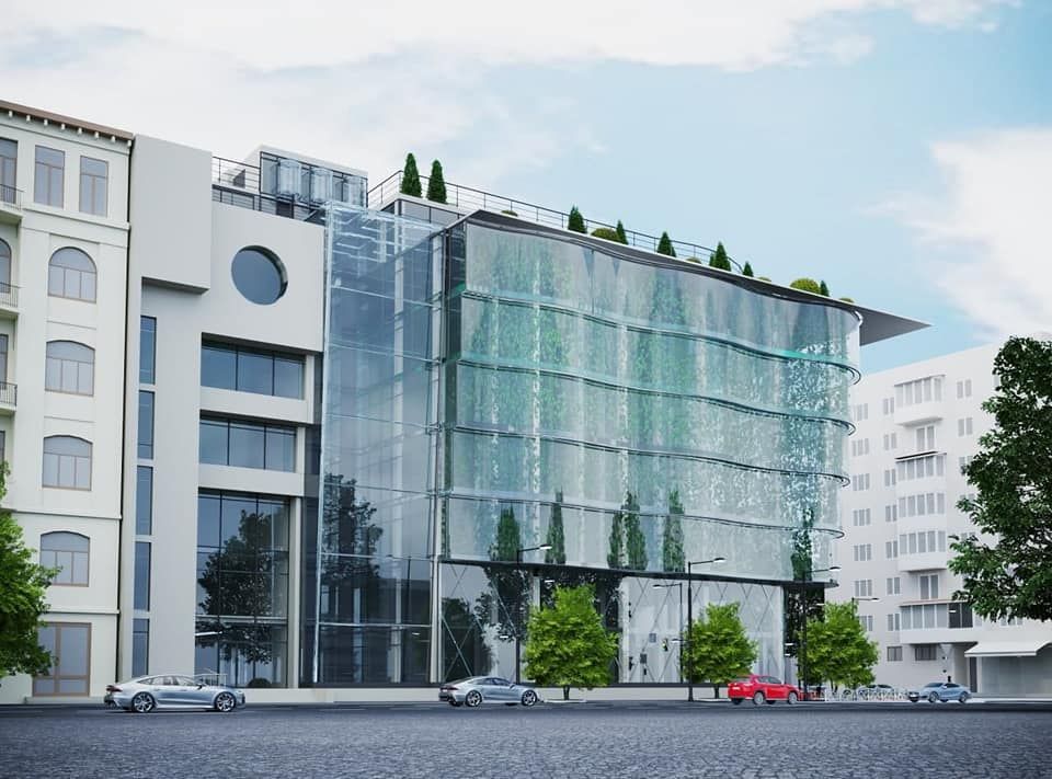 Так власник будівлі «Квіти України» бачив її у майбітньому /// Фото з Фейсбук-сторінки Олексія Пишного