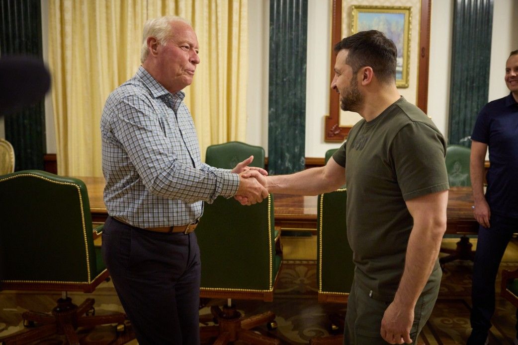 Делл Лой Хансен та Володимир Зеленський