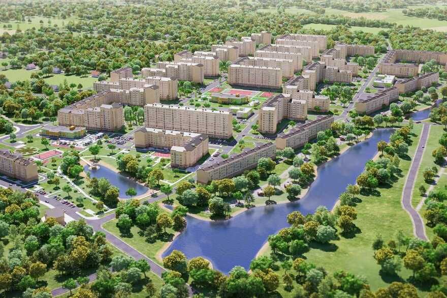 Новітня забудова у Гатному