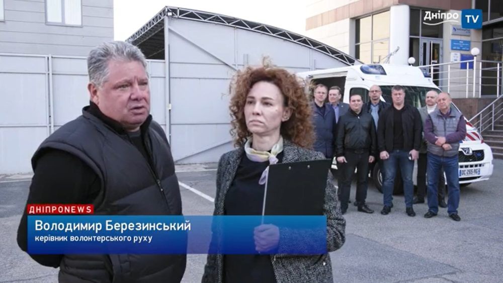 Депутат Володимир Березинський допомагає лікарні у Кривому Розі (сюжет з Dnipro TV)