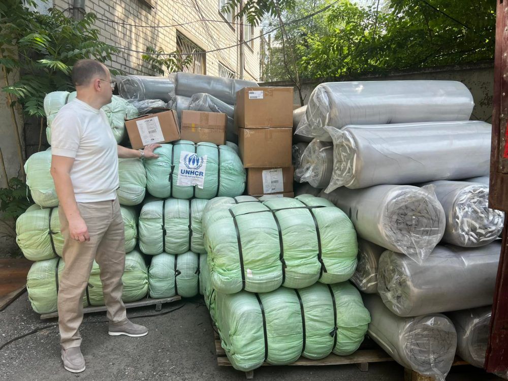 Гуманітарна допомога від ООН, яку розповсюджували через фонд Геннадія Гуфмана