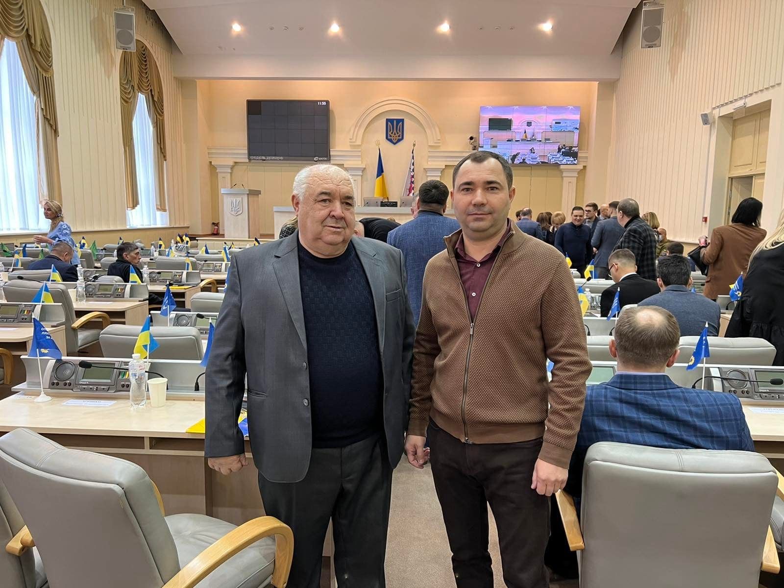 Депутат обласної ради Анатолій Кукса та депутат міської ради Верхньодніпровська Юрій Кукса